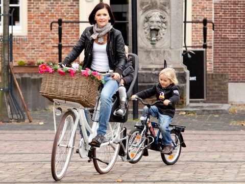 Kinderen vervoeren fiets Fietsersbond